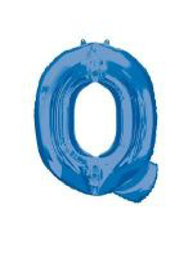 Picture of BLUE LETTER Q FOIL BALLOON